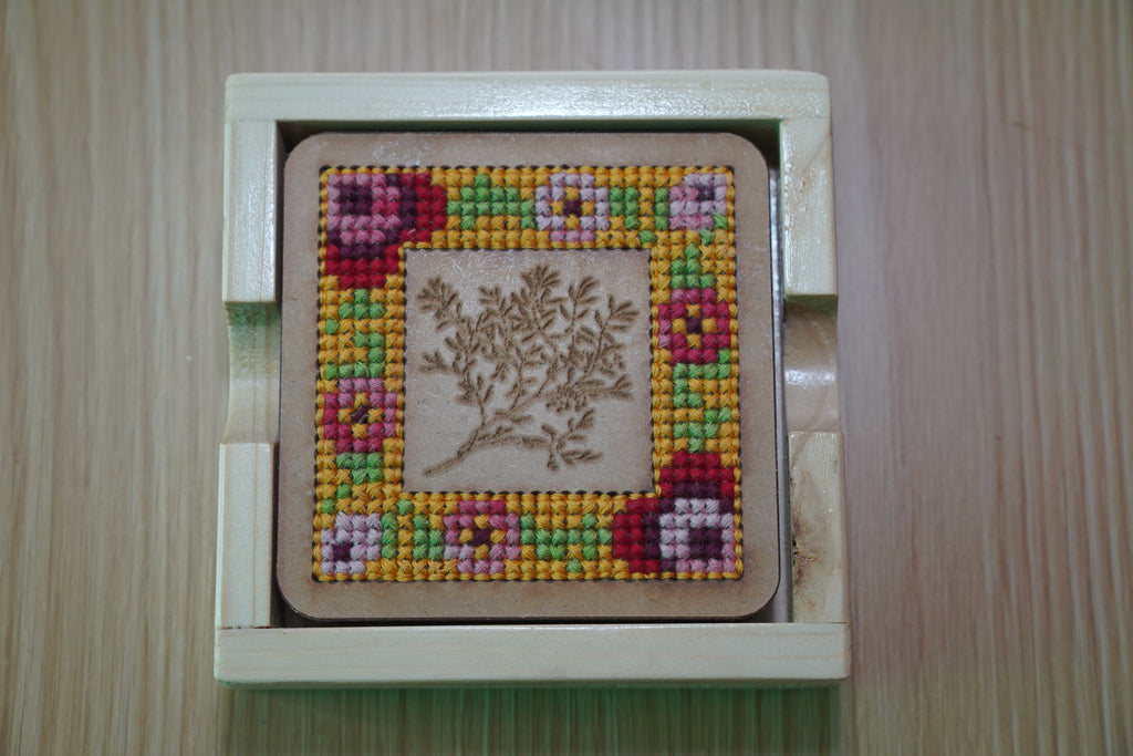 Red & White Coaster