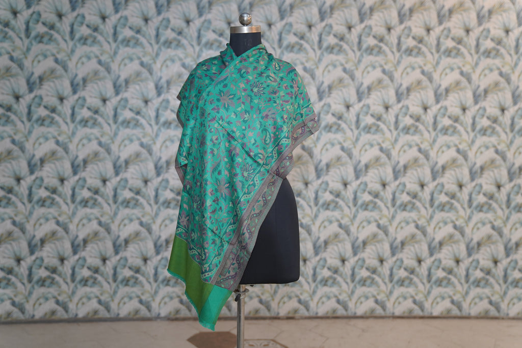 Emerald Kani Kashmiri Stole