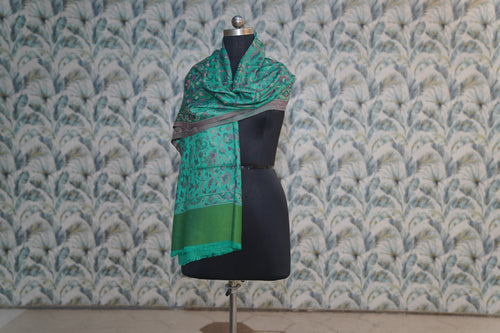Emerald Kani Kashmiri Stole