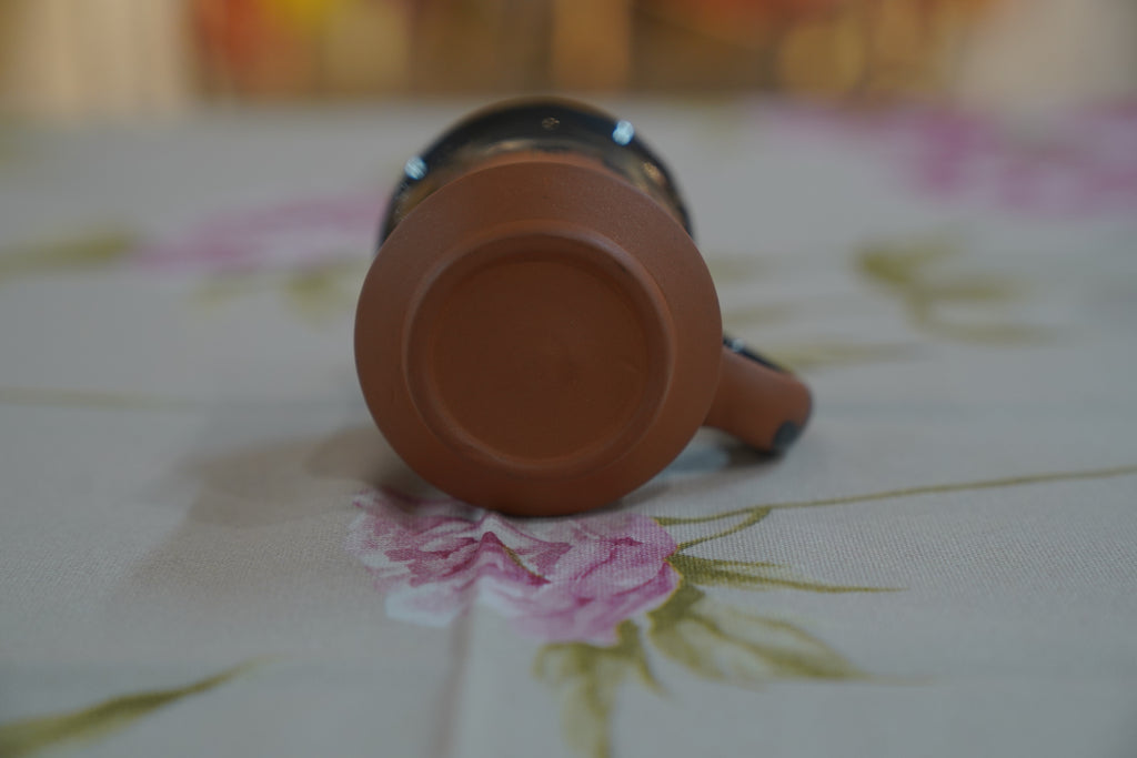 Terracotta Red and Black Cup 1 (Set of 6)