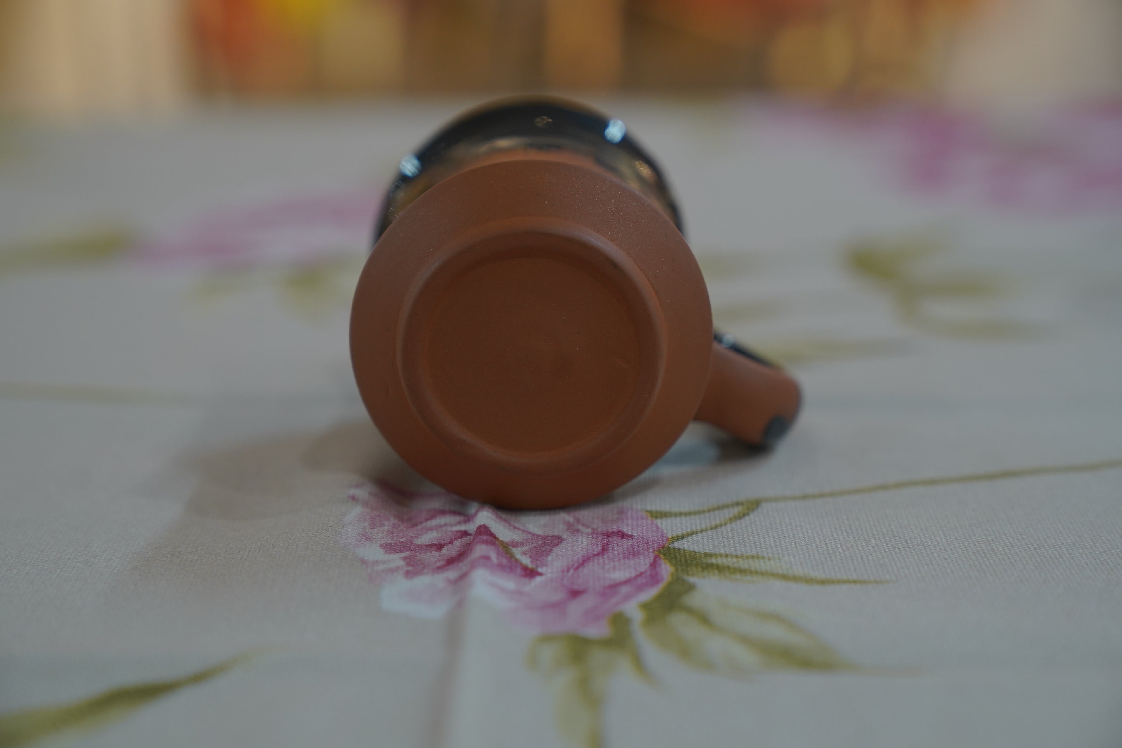 Terracotta Red and Black Cup 1