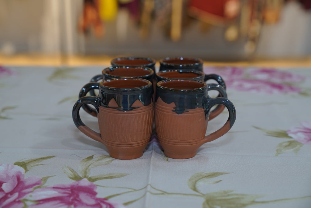 Terracotta long cup-2 (Set of 6)