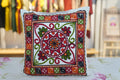 Green Red Temple Spire Gujarati Cushion Cover (Set of5)