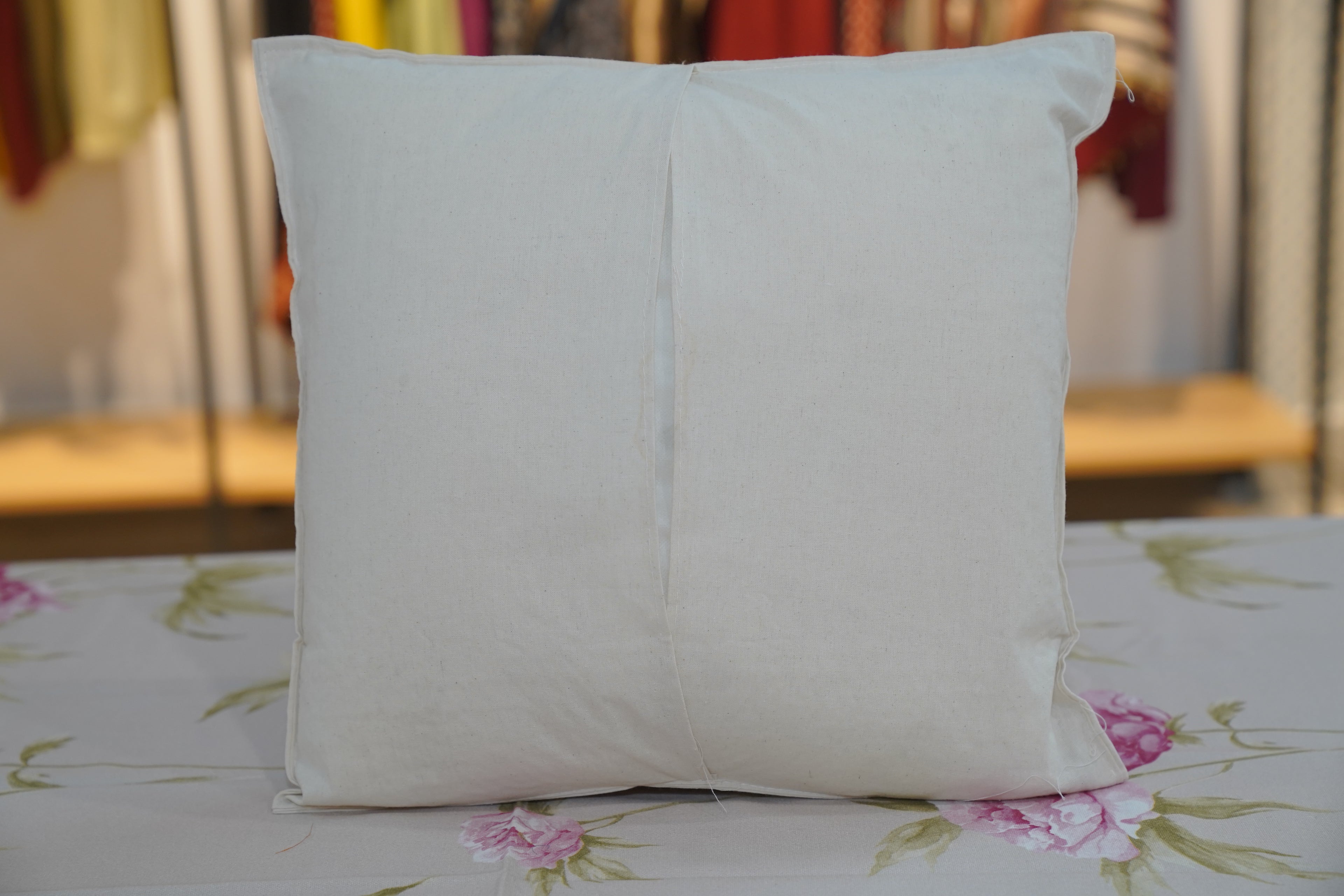Flower petals gujarati cushion cover