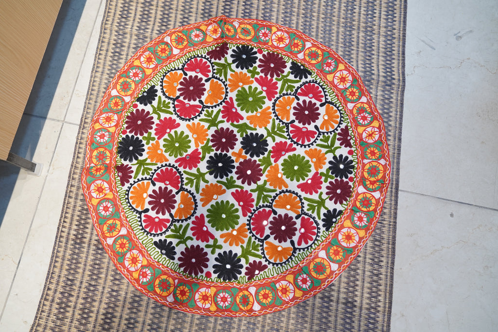 Tablecloth Flowers Round