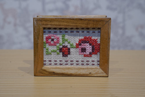 Cream Rose Tissue holder - 3 pieces