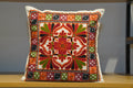 Red temple spires cushion cover
